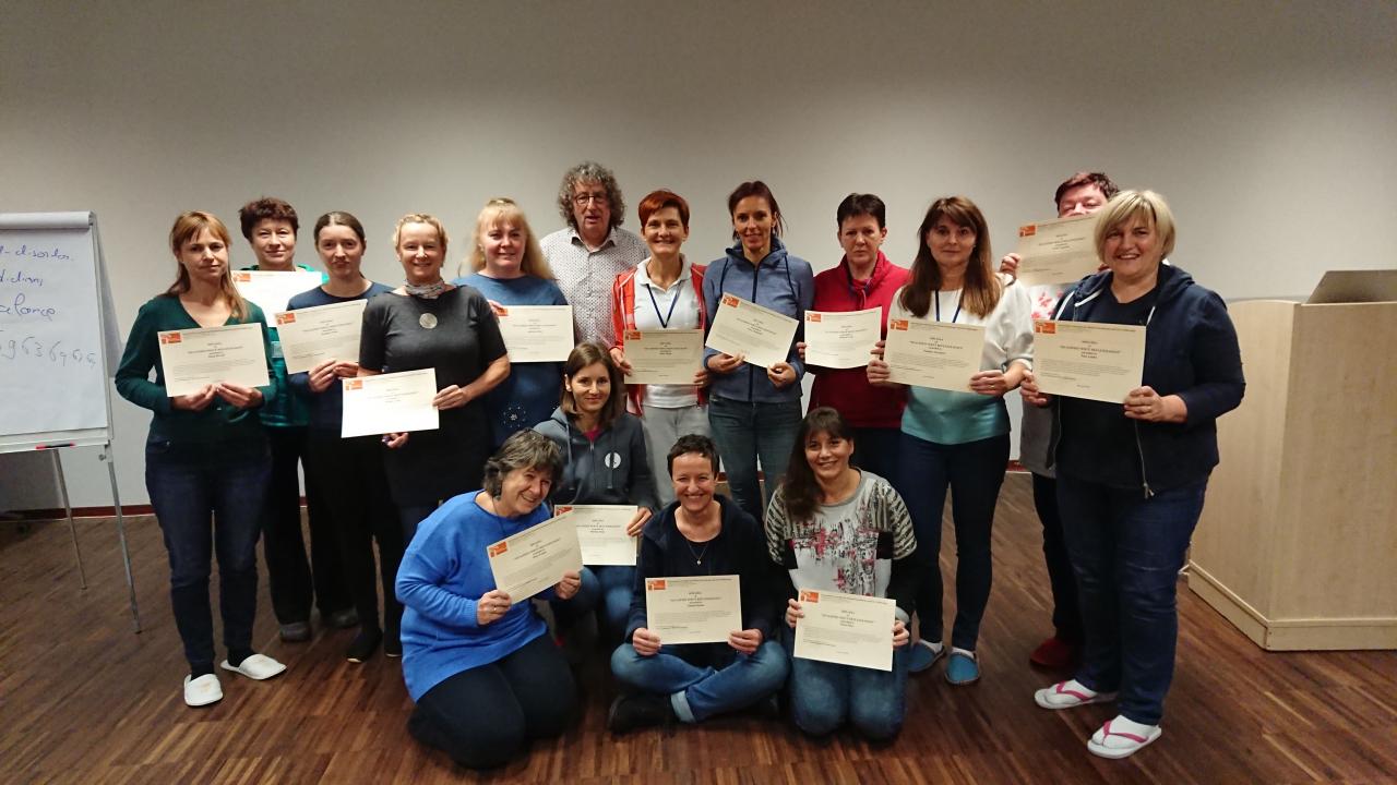 Zaključek izobraževanja iz tehnike nevrološke refleksoterapije